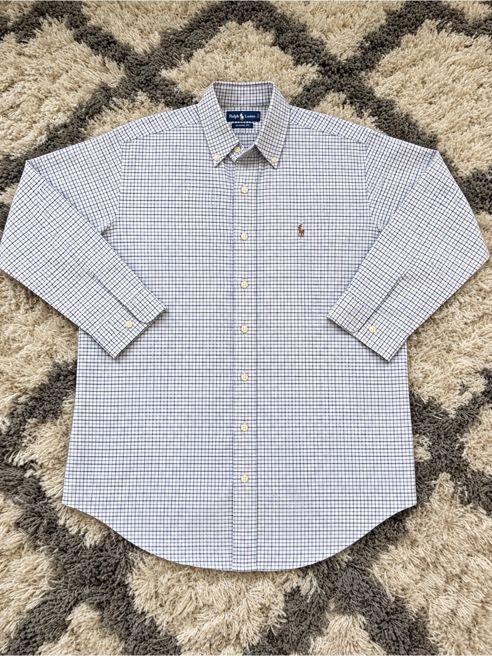 Ralph Lauren Classic Fit Tattersall Oxford Shirt